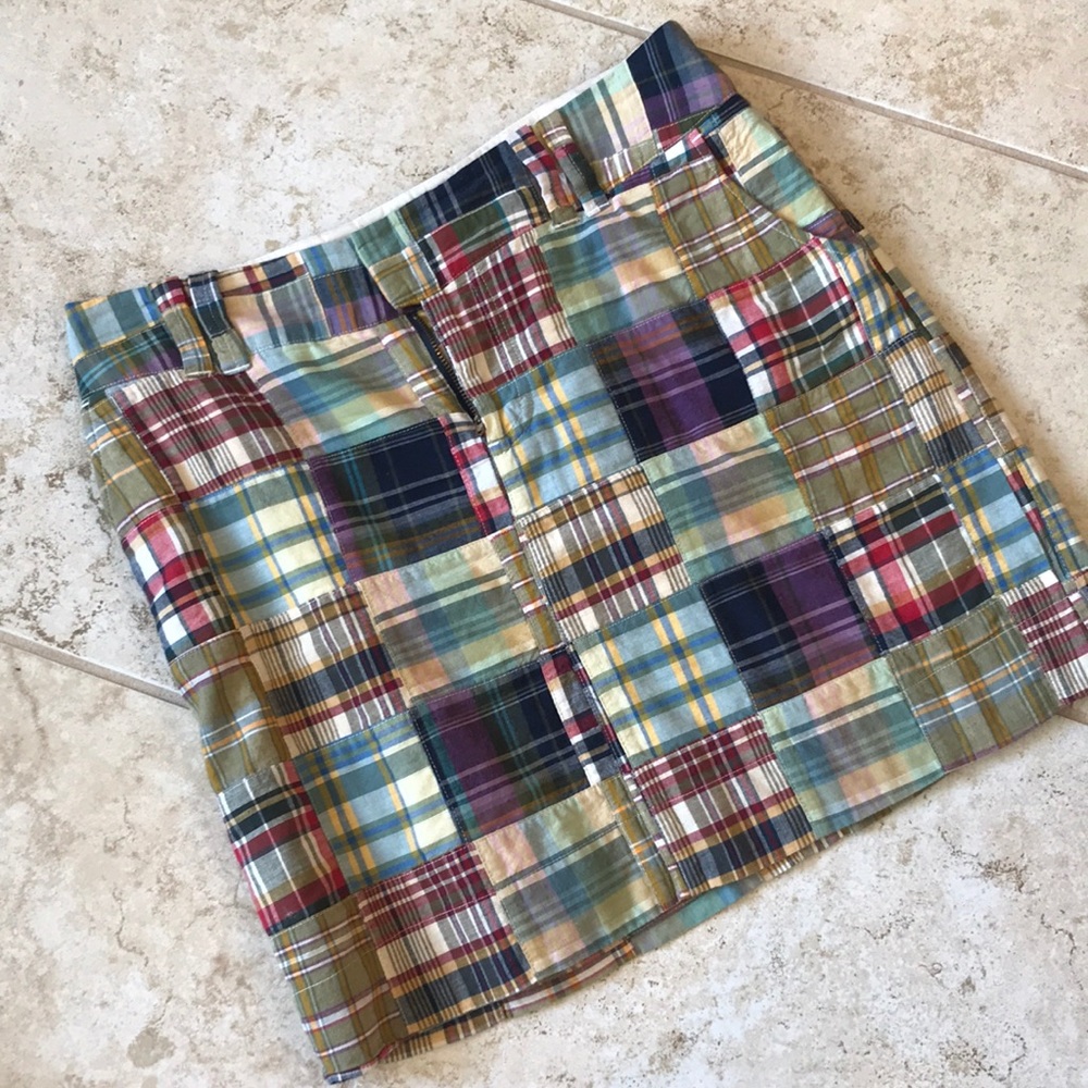 Plaid patchwork Tommy Hilfiger skirt